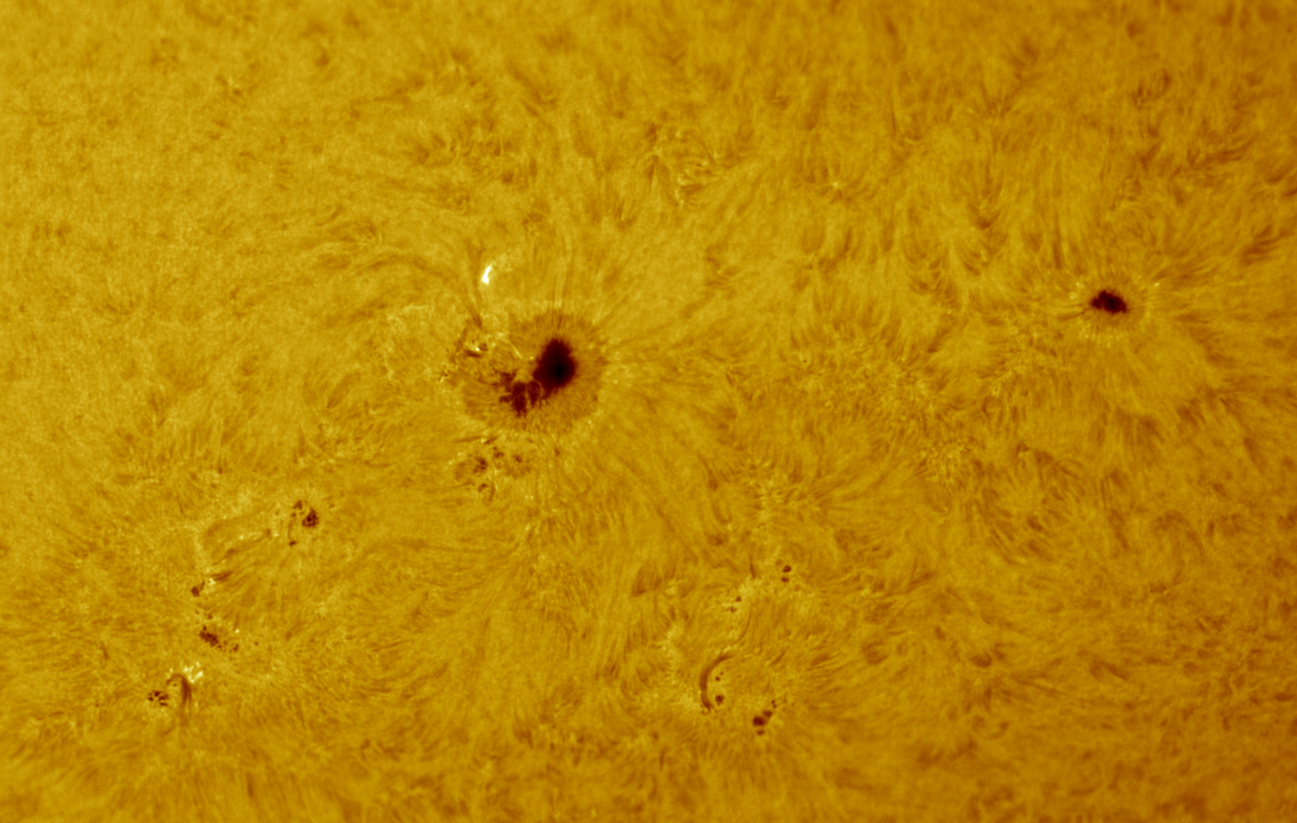 Sonne am 29.11.2020 AR 2786/2785 