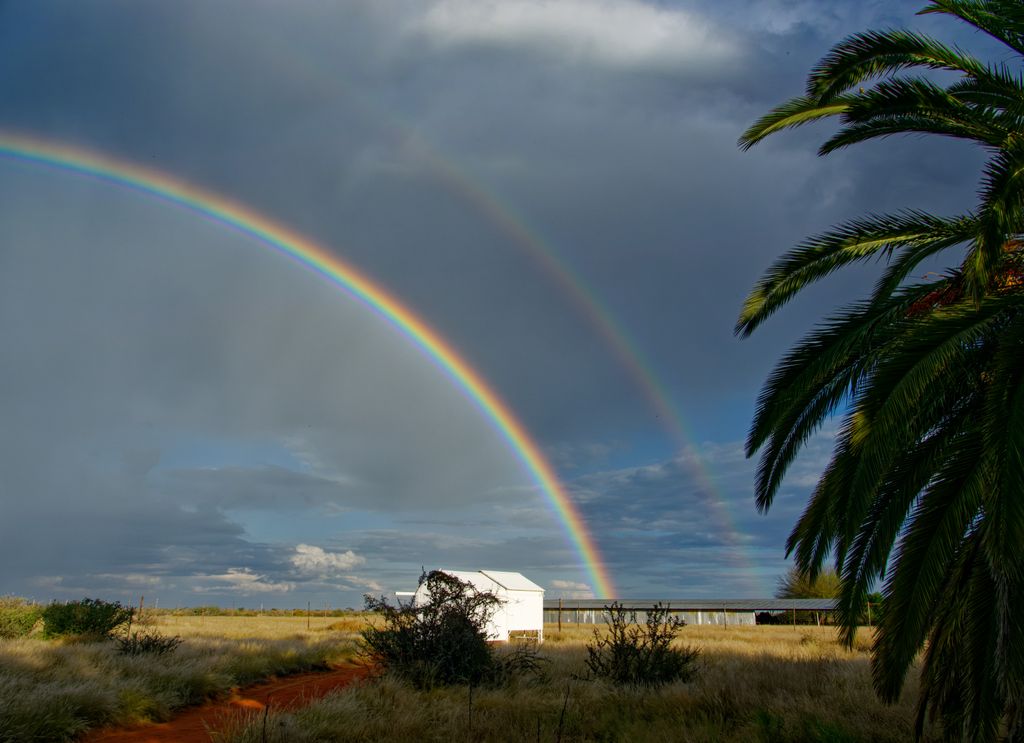 doppelter Regenbogen 