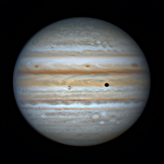 Jupiter am 21.7.2021 mit Io-Durchgang  