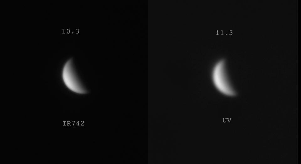 Venus am 10.3 +11.3.2022 