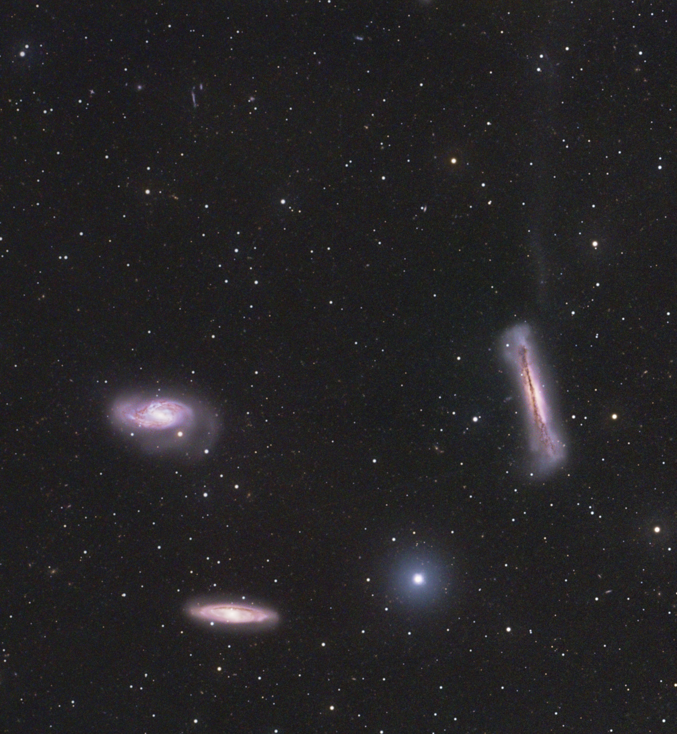 Das Leo Triplett: M65, M66 und NGC3628 M 65, M 66, NGC 3628