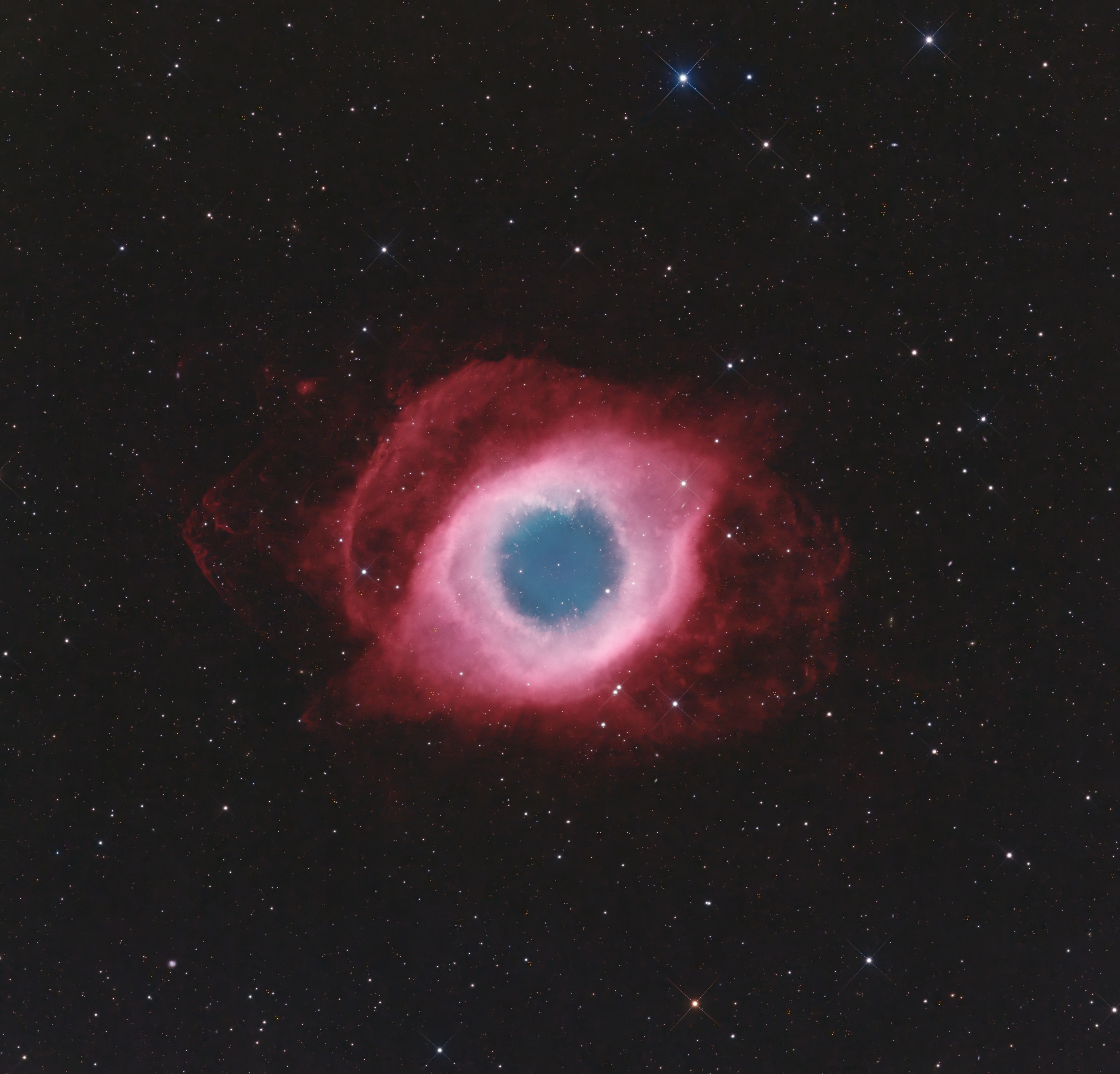 Helix in LRGB + H-Alpha + OIII NGC 7293