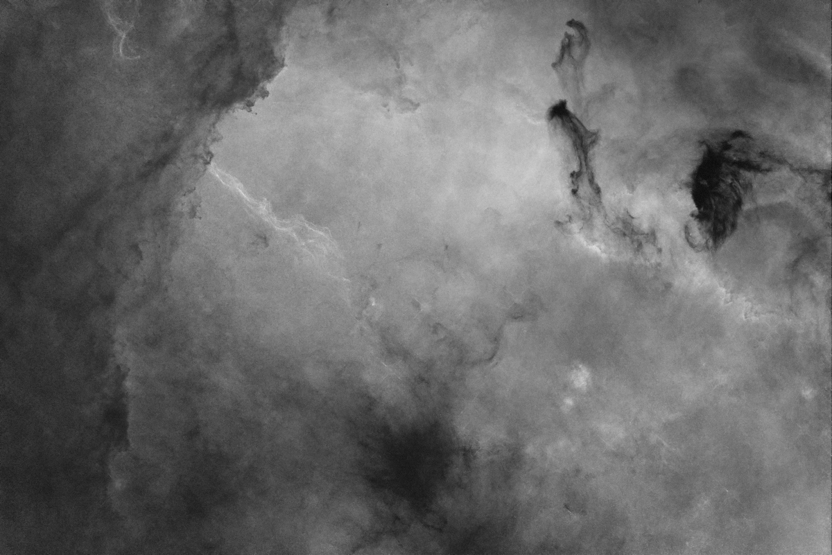 M24 mit umgebenden Dunkelwolken in H-Alpha M 24, NGC 6603