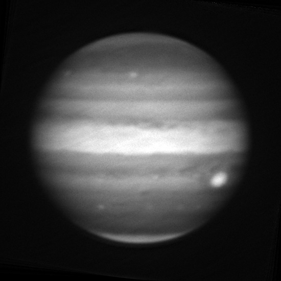 Jupiter am 4.10.2022 in Methan CH4 