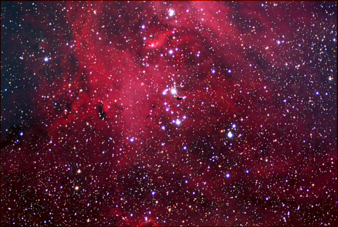 Running Chicken Nebula als HRGB  IC 2944