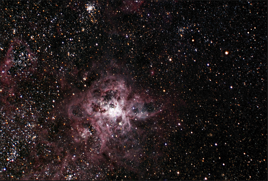 Tarantel-Nebel NGC 2070 in der Großen Mangellanschen Wolke  NGC 2070