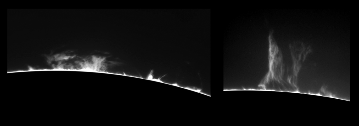 Protuberanzen Sonne 9.7.2023 