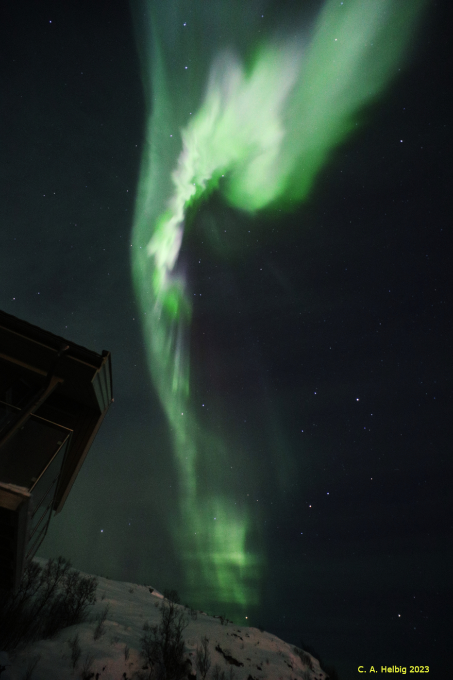 Polarlicht über Brensholmen 