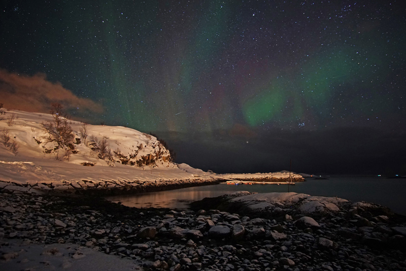 Polarlicht über Brensholmen 