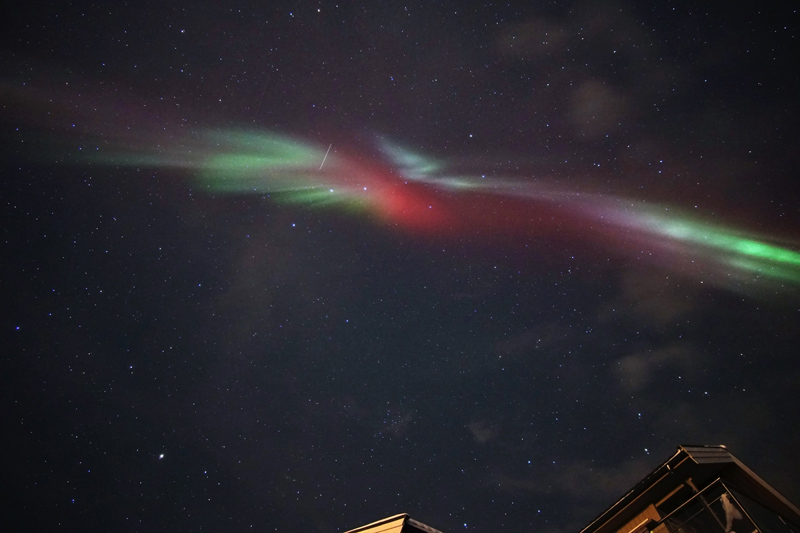 Polarlichter über Brensholmen 