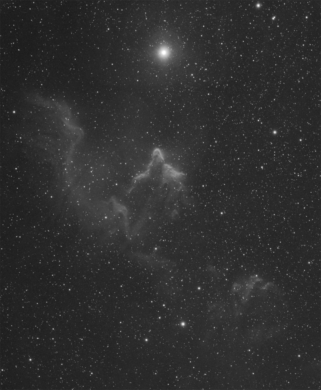 IC 59 und 63 um Gamma Cassiopeiae IC 59, IC 63