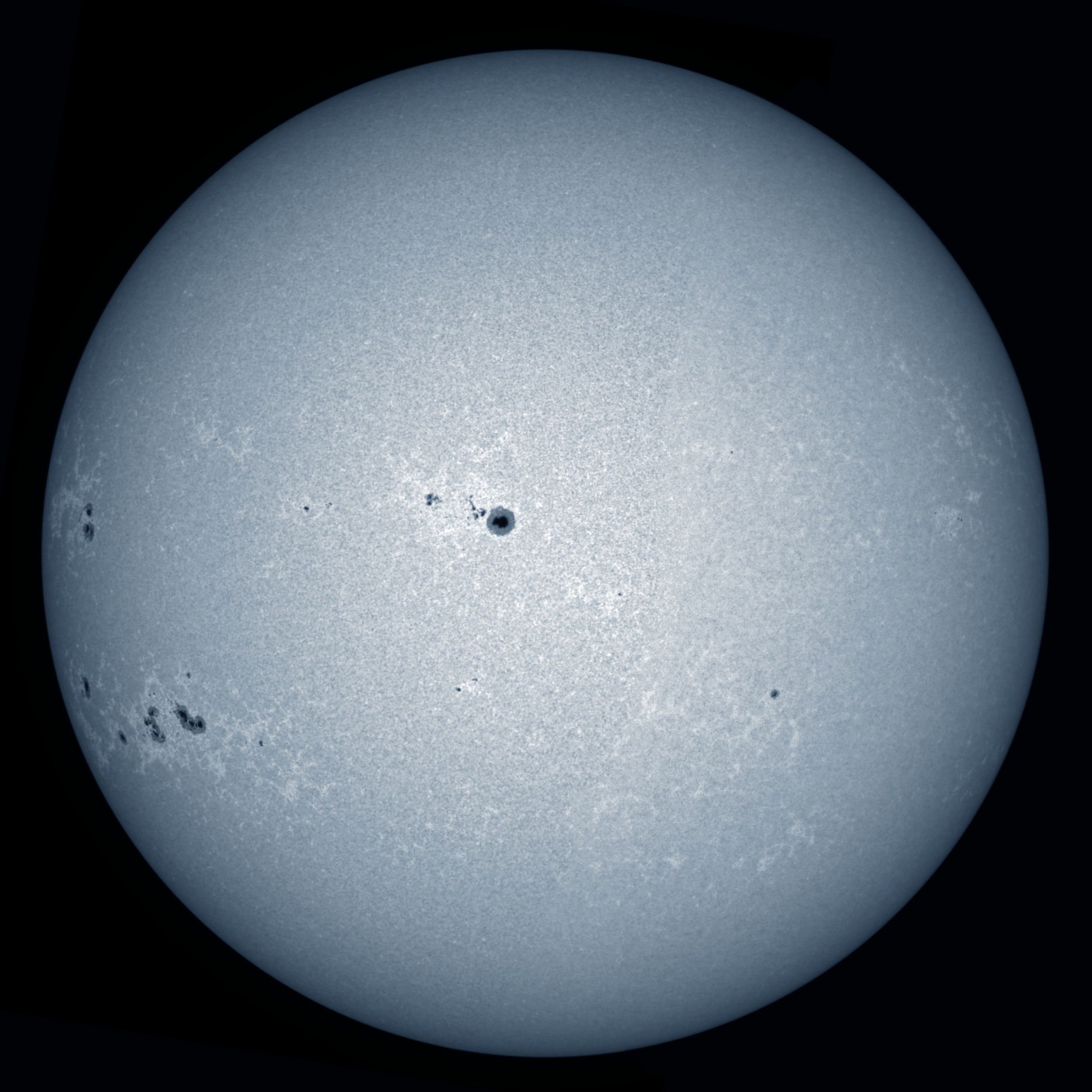 Sonne am 26.8.2025 im Kalziumlicht 