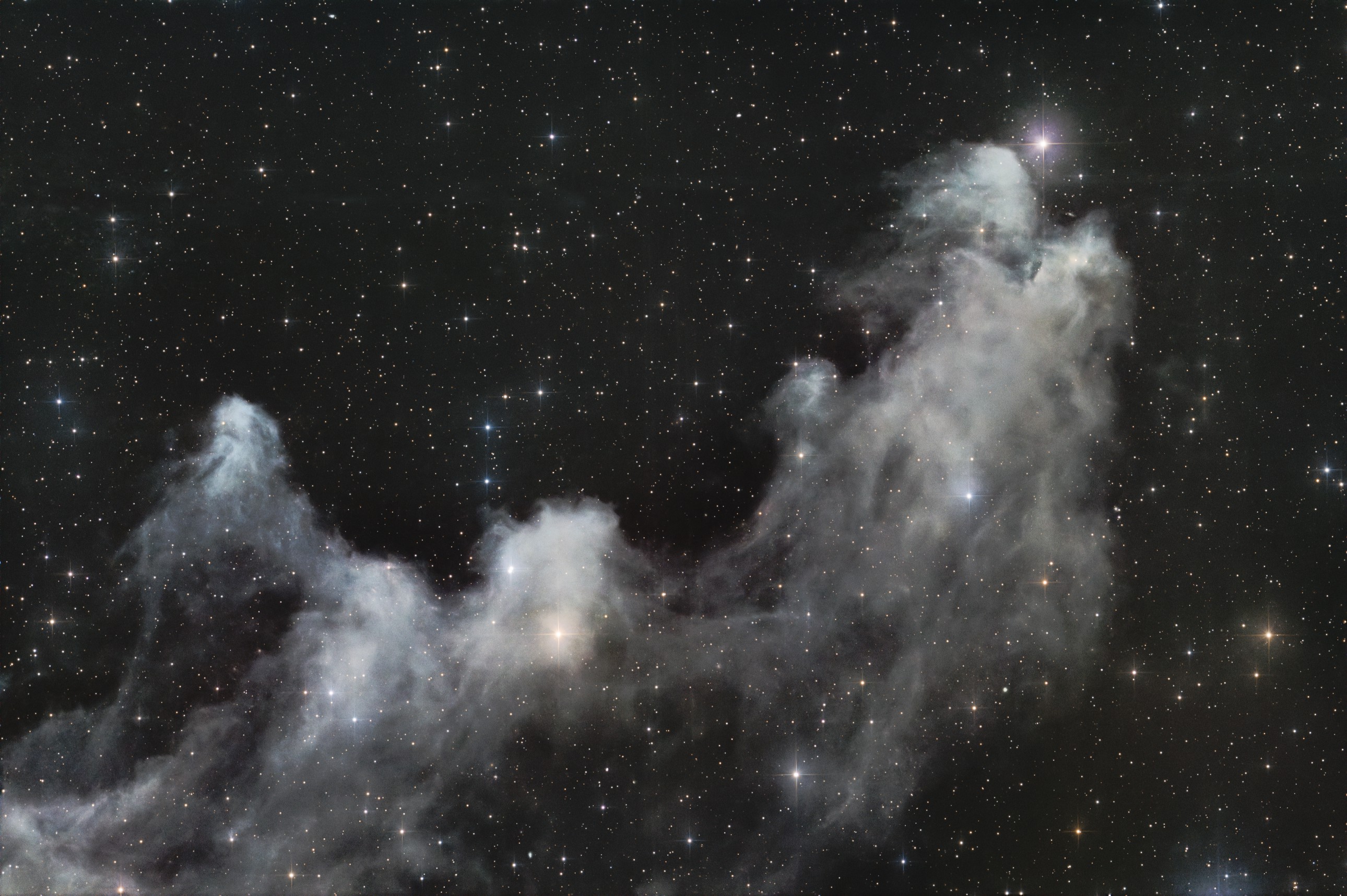 Hexenkopfnebel - NGC 1909 NGC 1909, IC 2118