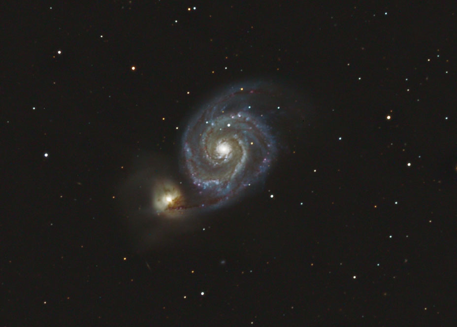 M51 + NGC 5195 M 51