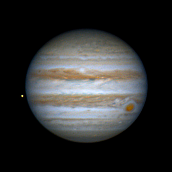 Jupiter mit Mond Europa 18.1.2026 