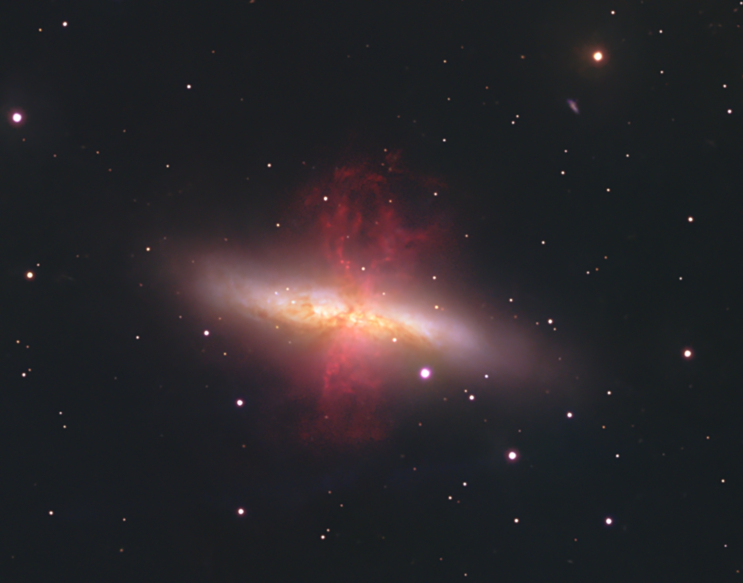 M82 In Erlangen bei Mondlicht M 82