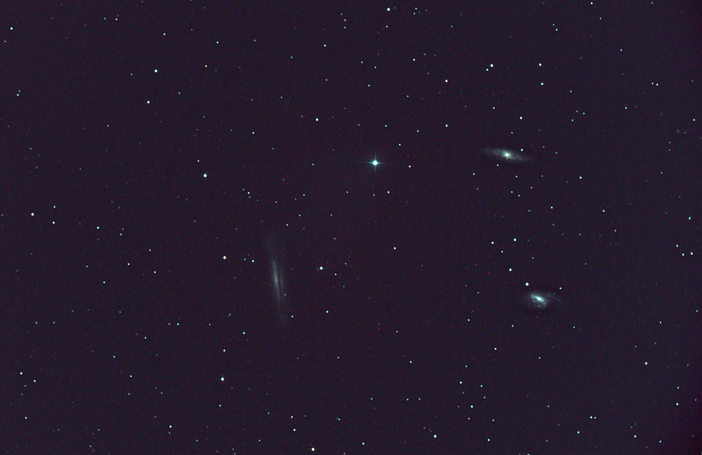 Das Triplet im Löwen M 65, M 66, NGC 3628