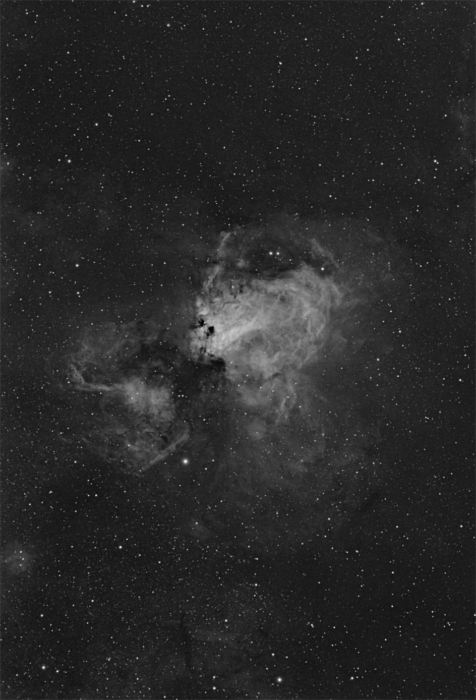 M 17 in Halpha M 17