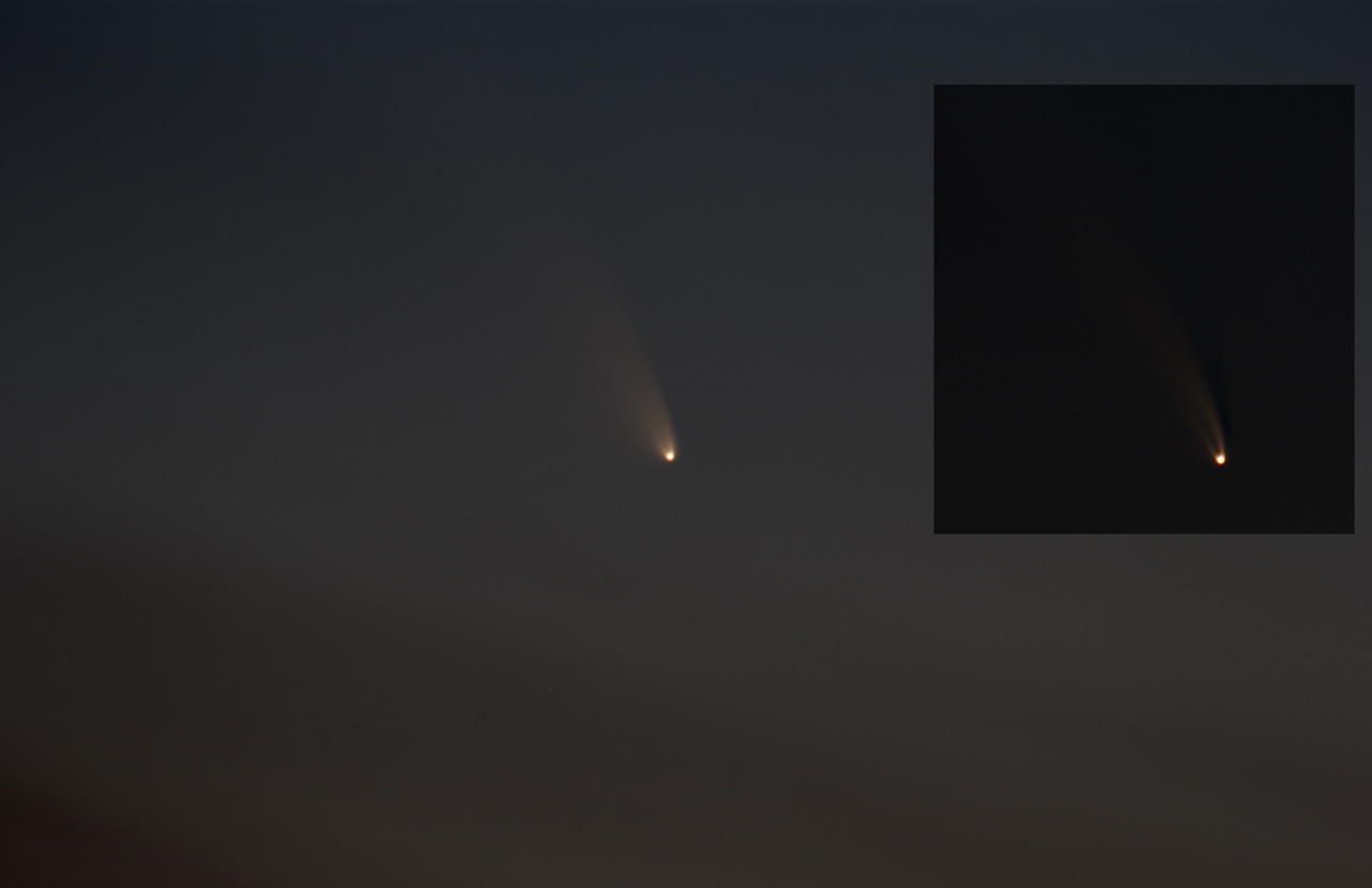 Komet Panstarrs am 11.3.2013  