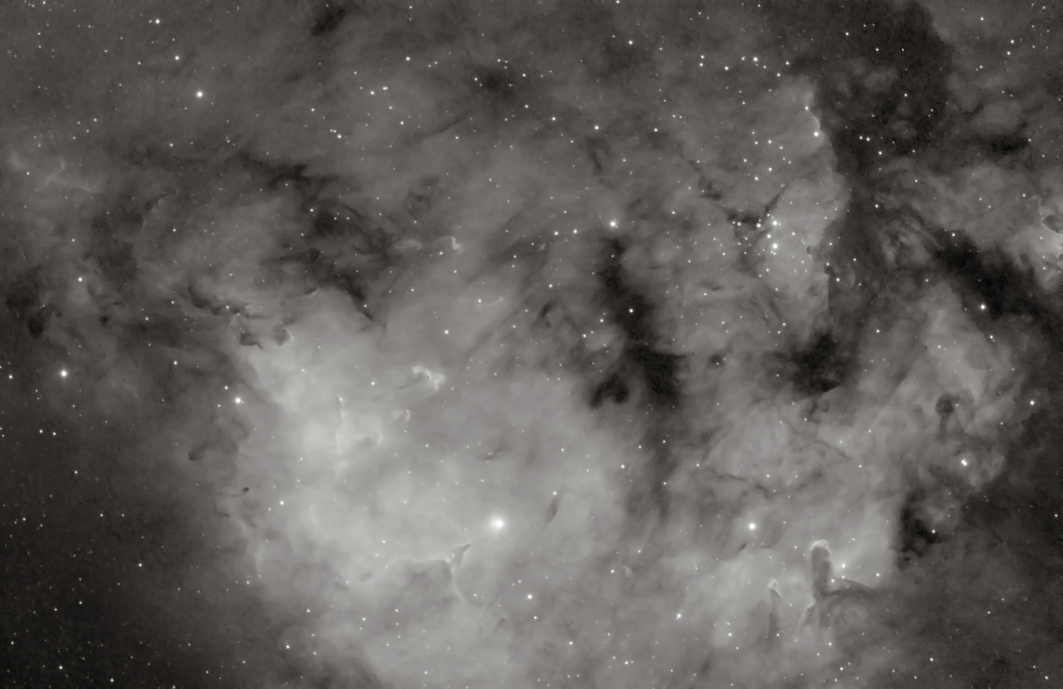 Zentrum NGC7822 in H-Alpha NGC 7822