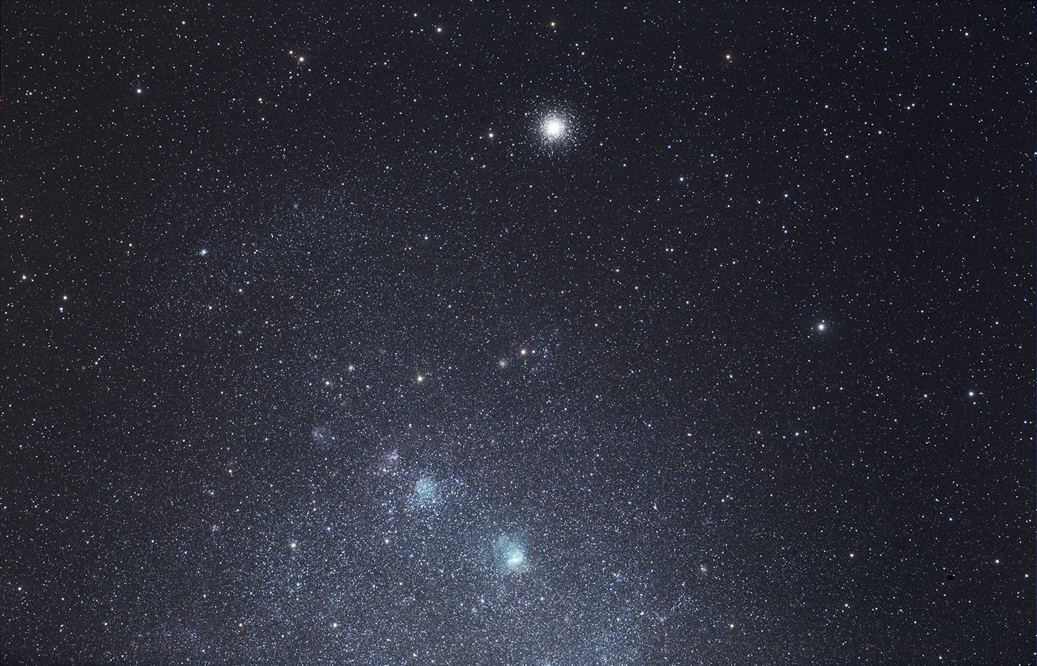 SMC oberer Teil NGC 292, NGC 346, IC 1624