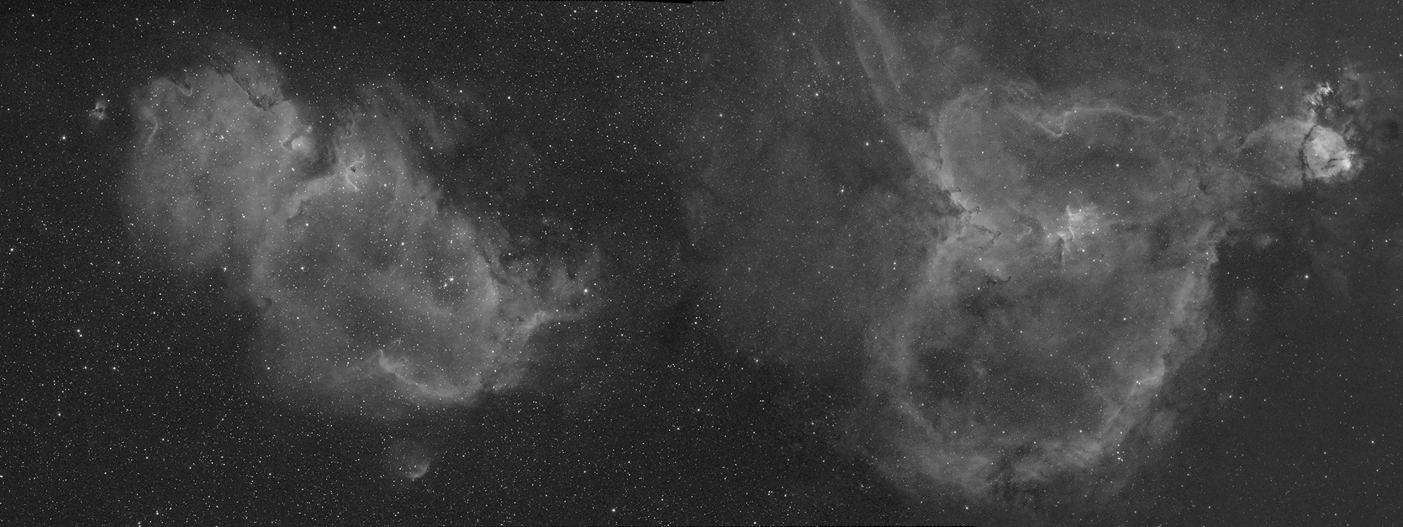 Mosaic Heart and Soul IC 1848, IC 1805