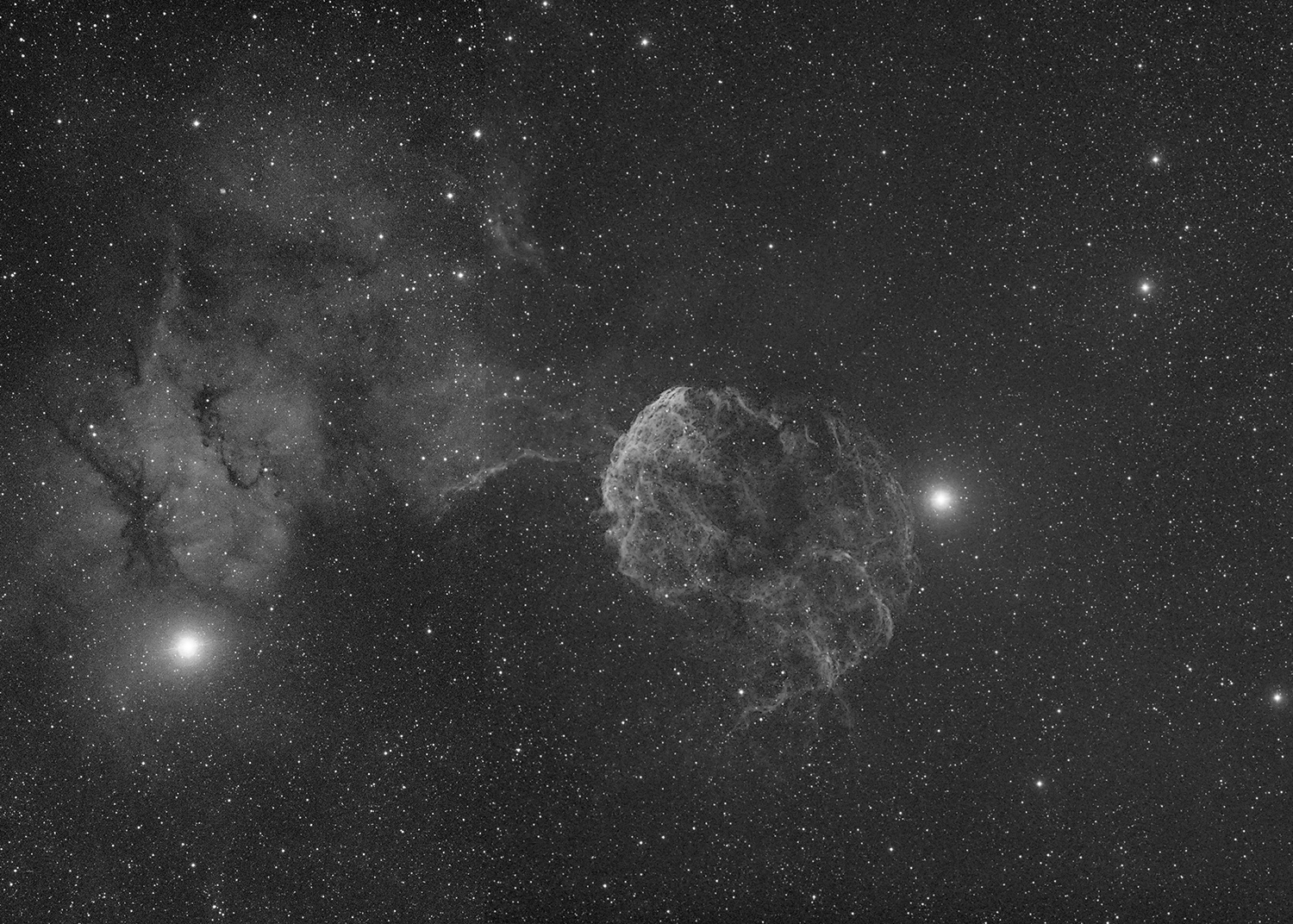 Quallennebel -Mosaik IC 443