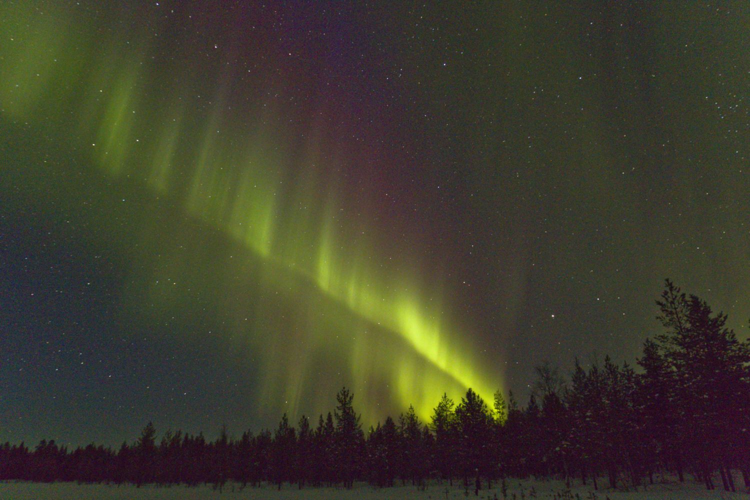 Polarlicht aus Finnland 