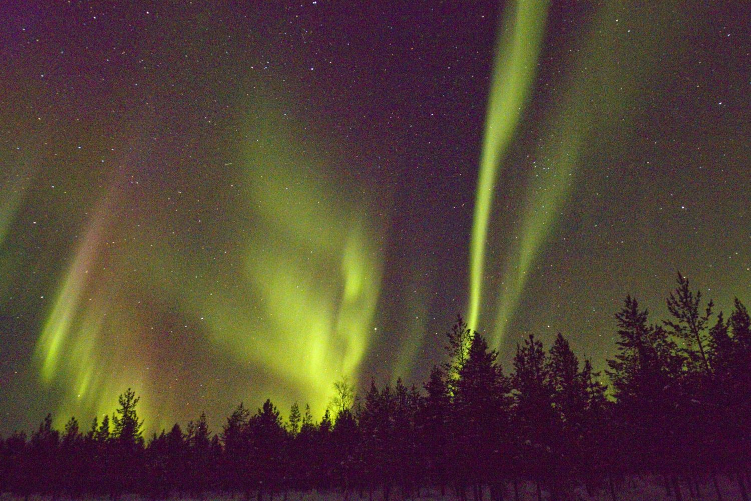 Polarlicht aus Finnland 