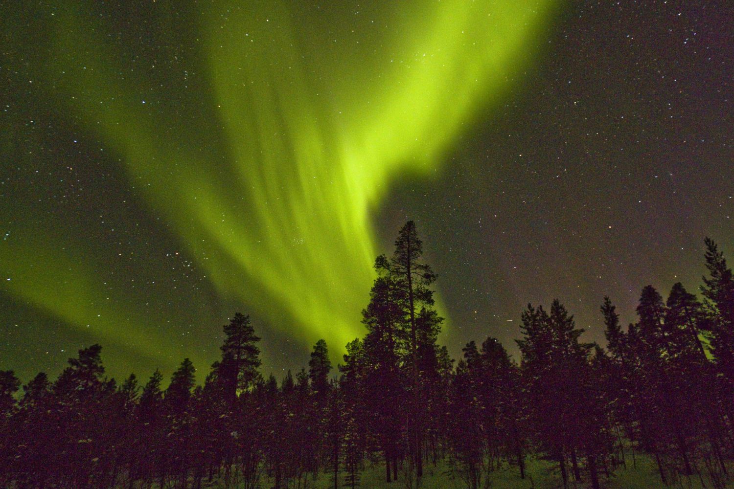 Polarlicht aus Finnland 