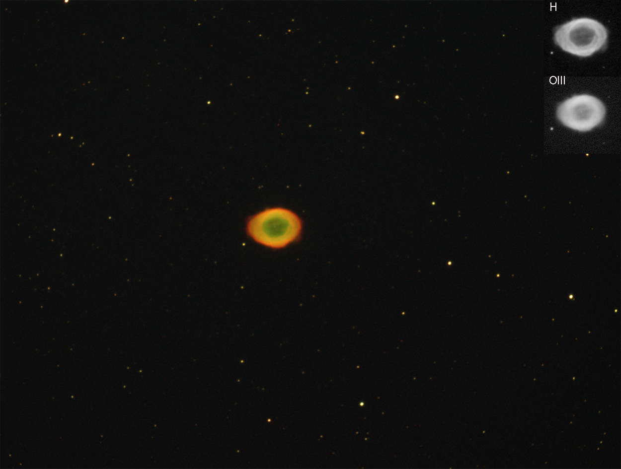 First Light mit neuer Kamera ASI183mc - M57 M 57