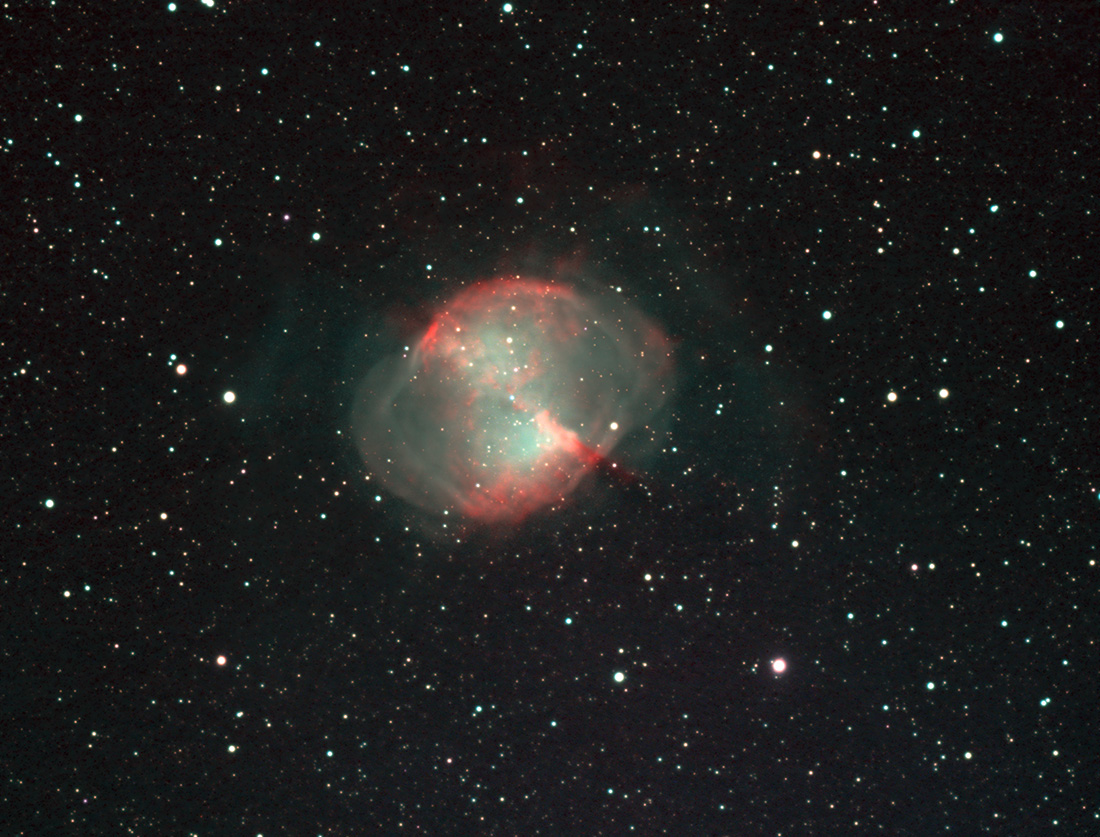 M27 mit H-Alpha und OIII M 27