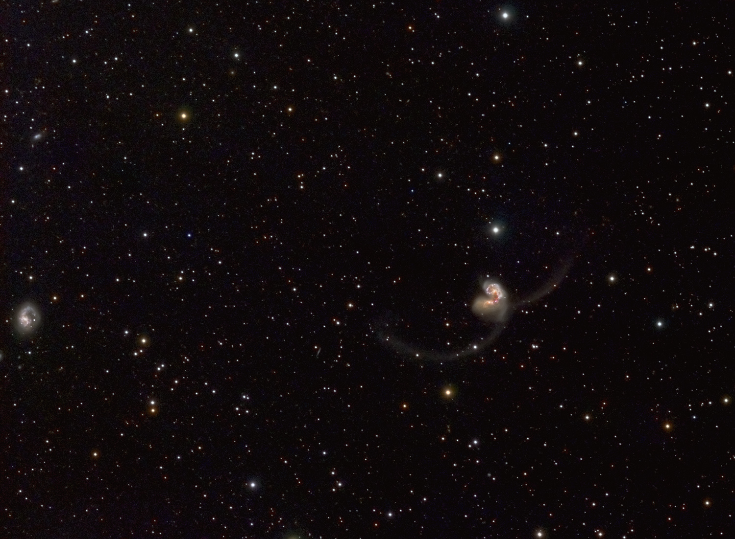 Antennen  NGC 4038, NGC 4039, NGC 4027