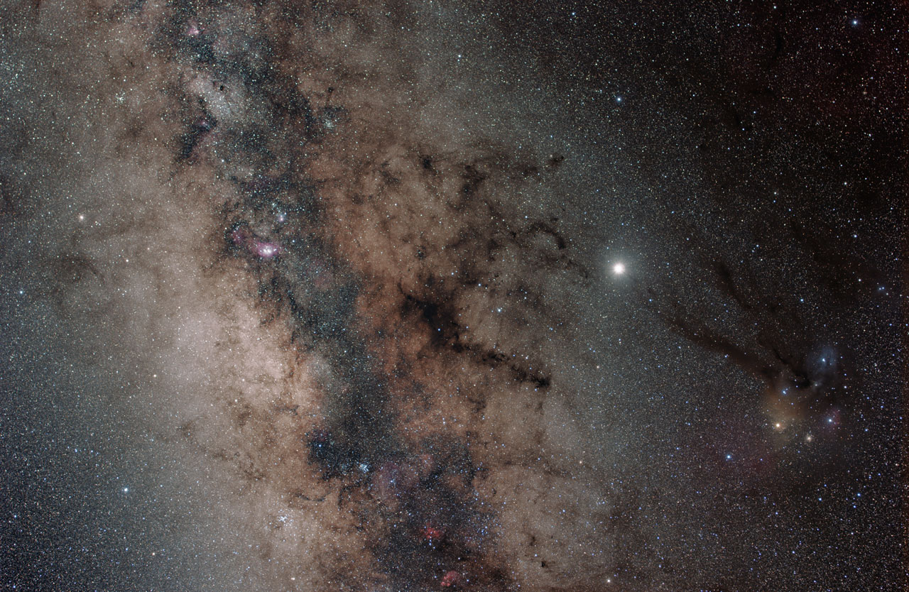 35mm - Pipe-Nebula mit Jupiter 