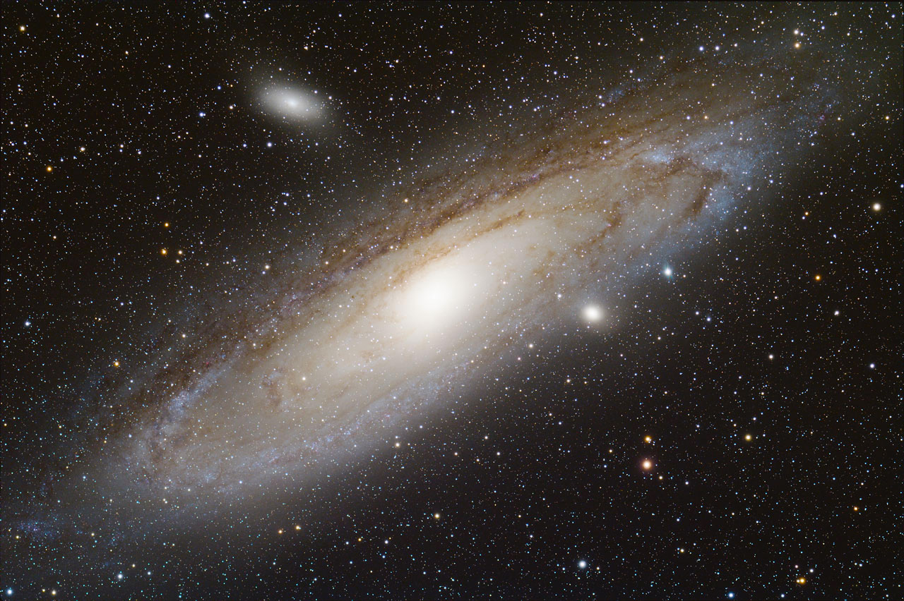 M31 - First light AP130 GTX M 31, M 32, M 110