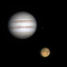 Jupiter und Mars am 27.12.2022