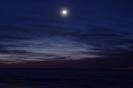 Mond und Komet Panstarrs am 13.3.2013