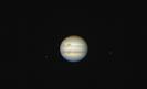 Jupiter am 1.7.2018 mit GRF und Schatten von Mond Europa